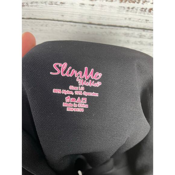 SlimMe by MeMoi High Waisted Thigh Shaper Black Size Large NEW Shapewear - Picture 10 of 10